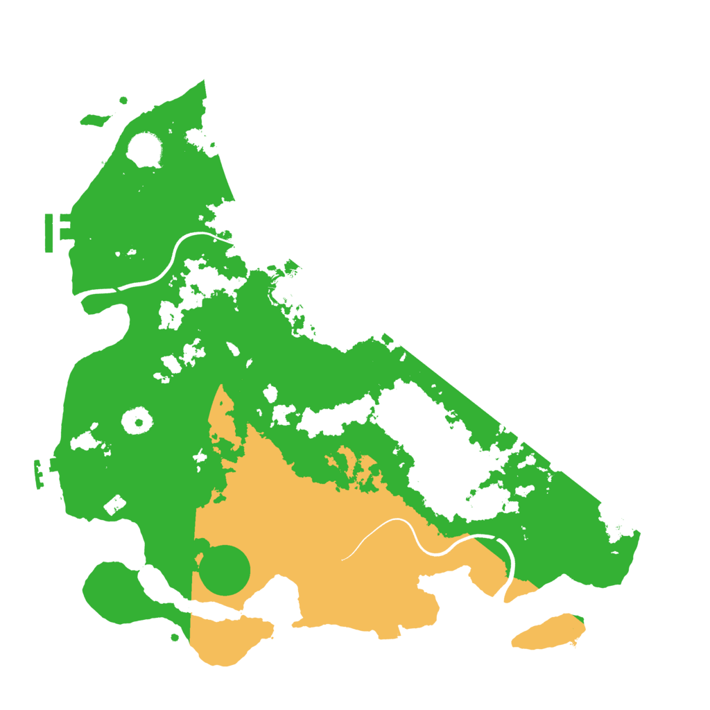 Biome Rust Map: Procedural Map, Size: 3700, Seed: 1369637785
