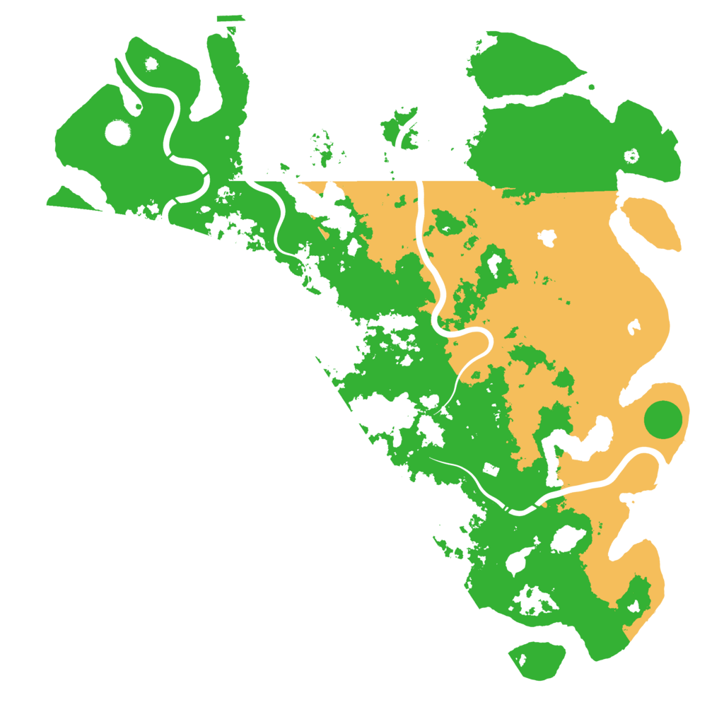 Biome Rust Map: Procedural Map, Size: 5000, Seed: 63061726