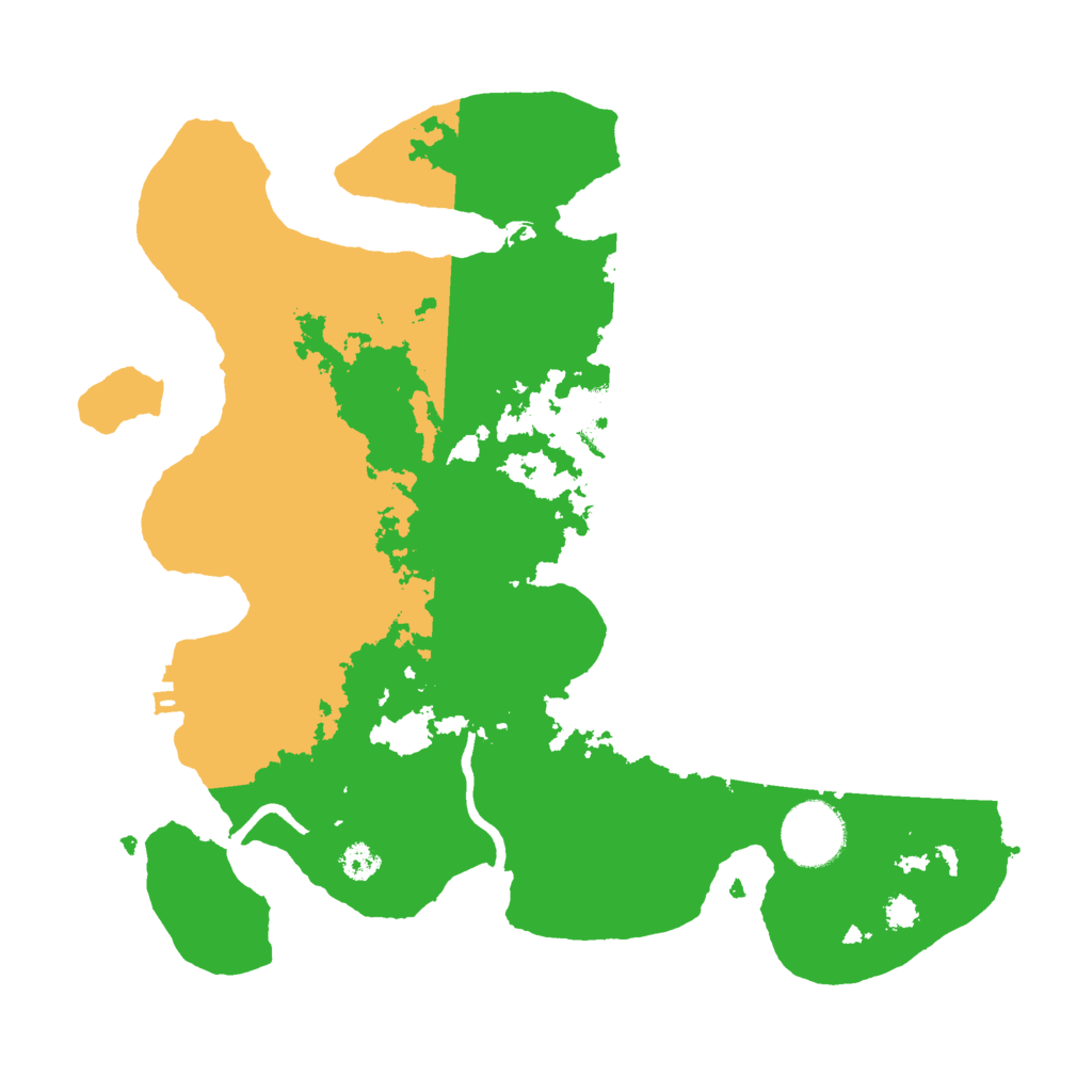 Biome Rust Map: Procedural Map, Size: 3000, Seed: 852669