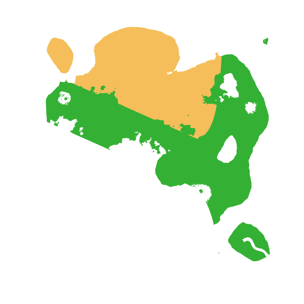 Biome Rust Map: Procedural Map, Size: 2450, Seed: 500