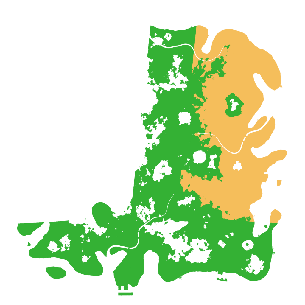 Biome Rust Map: Procedural Map, Size: 4250, Seed: 333224885
