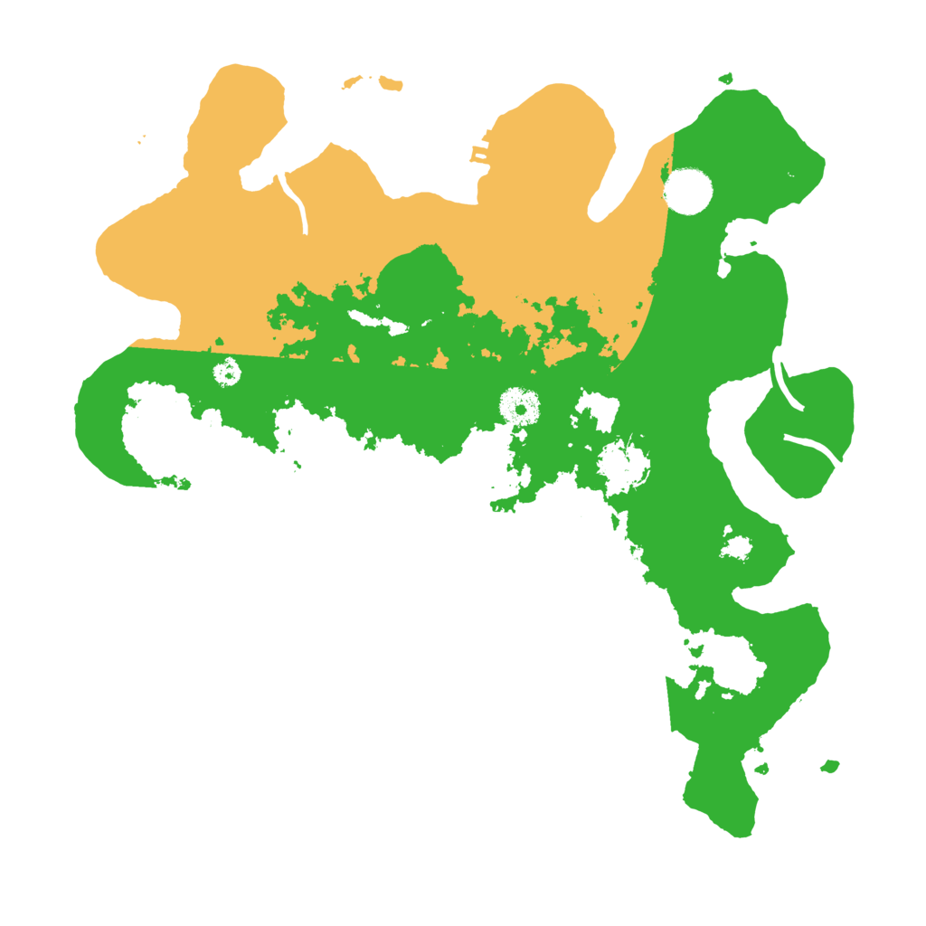 Biome Rust Map: Procedural Map, Size: 3500, Seed: 9565729