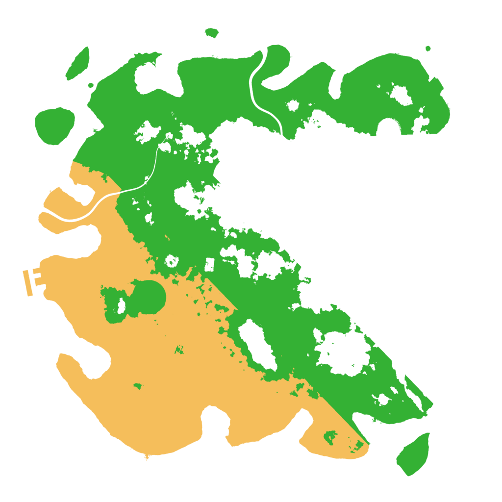 Biome Rust Map: Procedural Map, Size: 3900, Seed: 9474