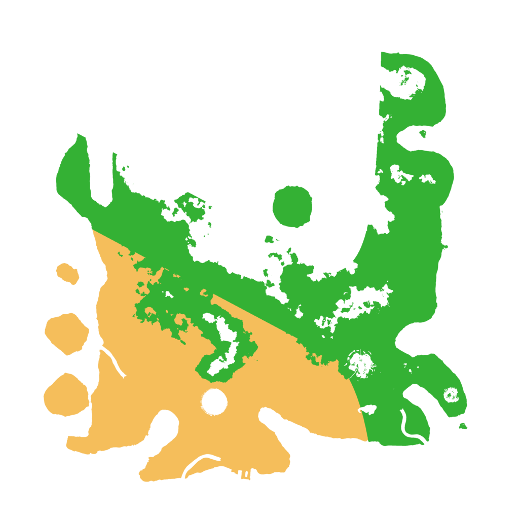 Biome Rust Map: Procedural Map, Size: 3500, Seed: 125387105