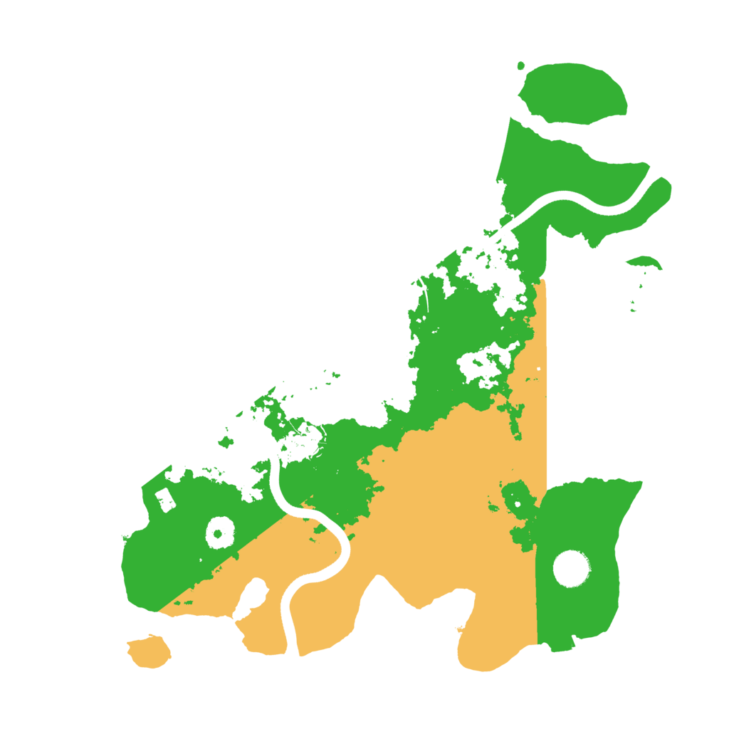 Biome Rust Map: Procedural Map, Size: 3500, Seed: 29377283