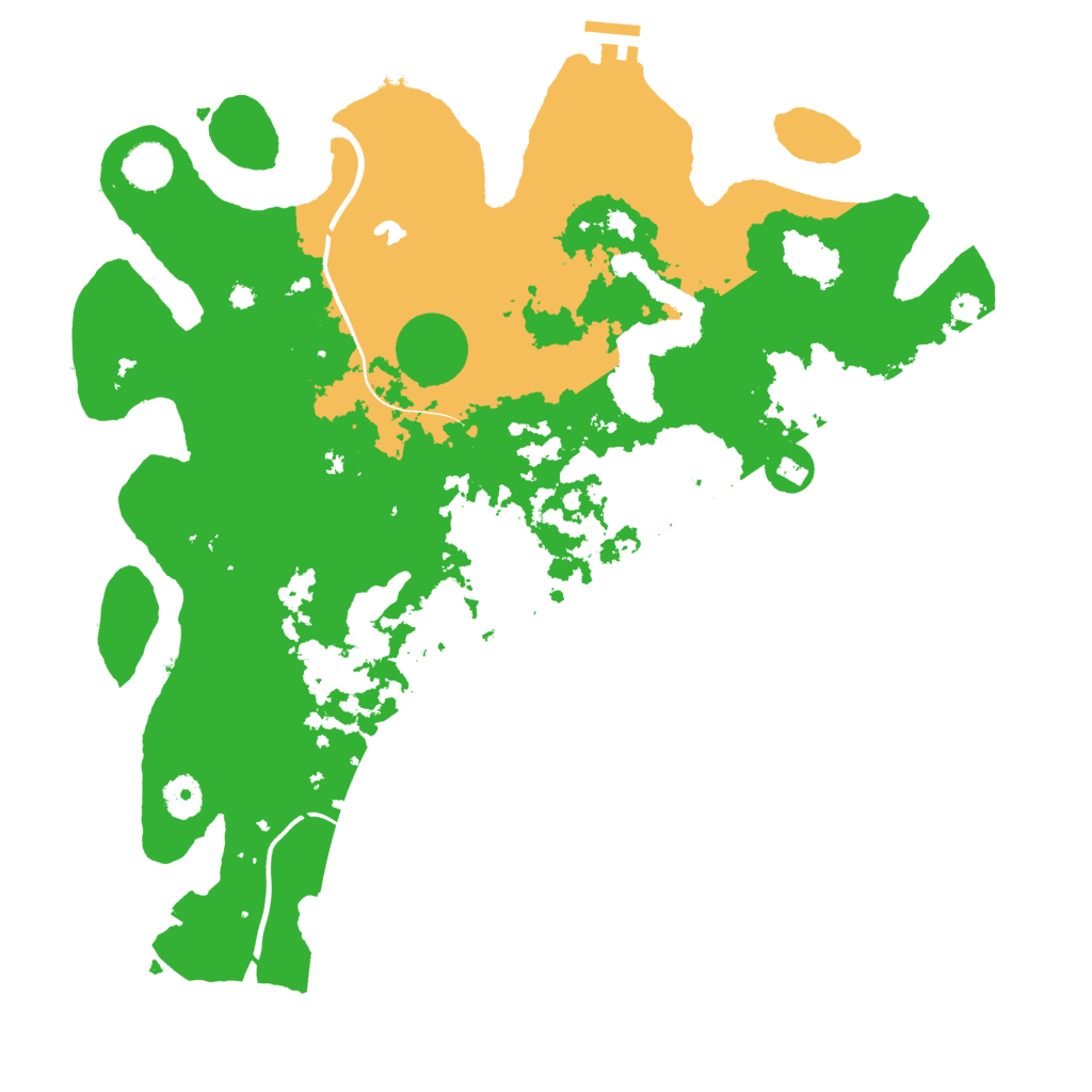 Biome Rust Map: Procedural Map, Size: 4000, Seed: 1889871009