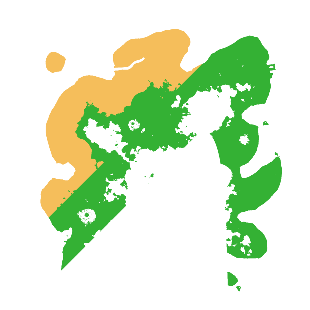 Biome Rust Map: Procedural Map, Size: 3000, Seed: 9816513