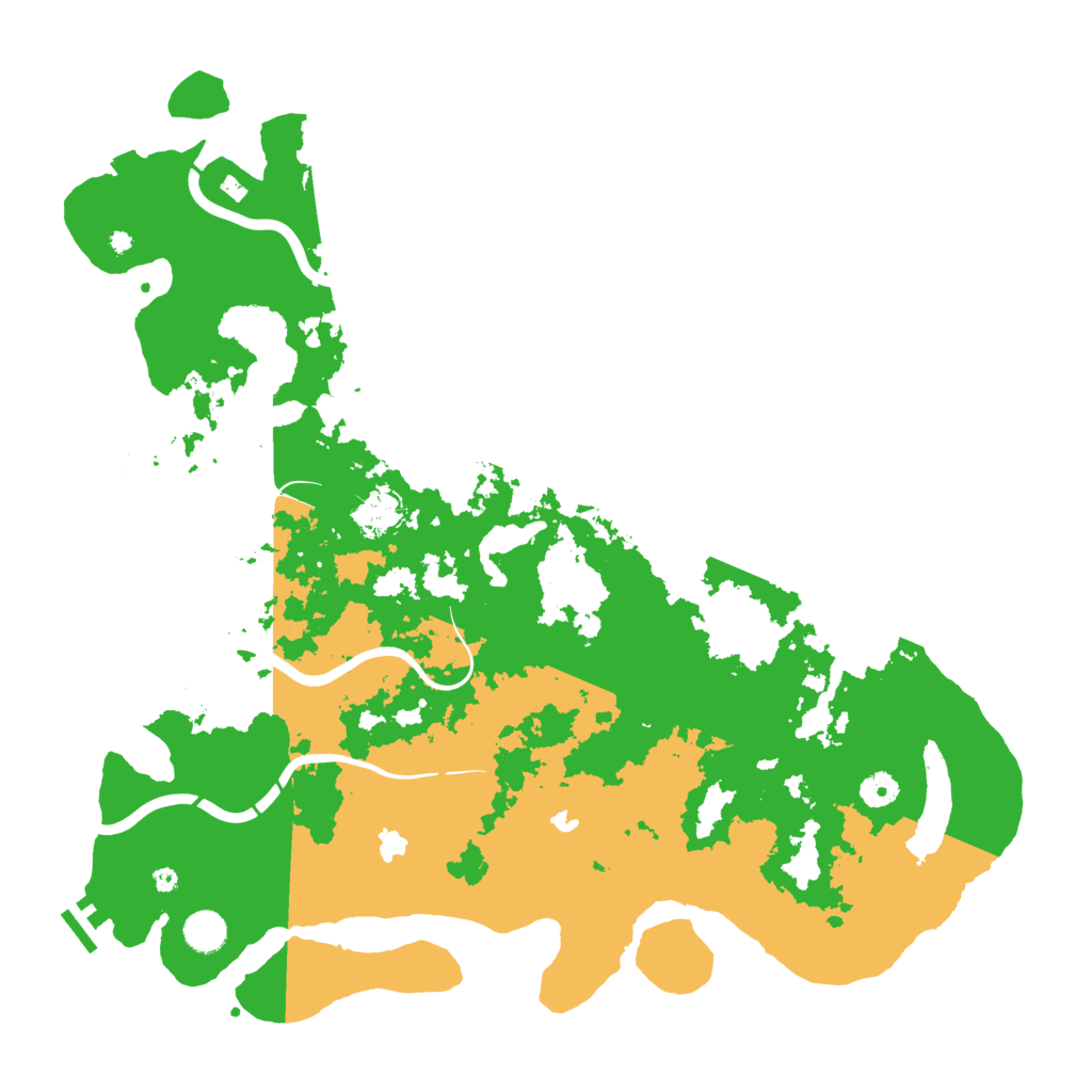 Biome Rust Map: Procedural Map, Size: 4500, Seed: 279371