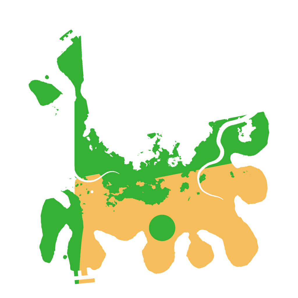 Biome Rust Map: Procedural Map, Size: 3000, Seed: 925698710