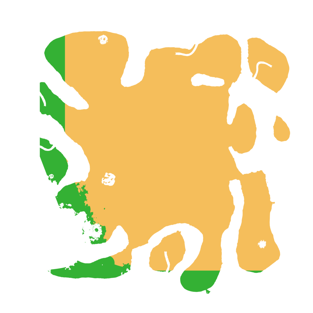 Biome Rust Map: Procedural Map, Size: 3500, Seed: 338827484