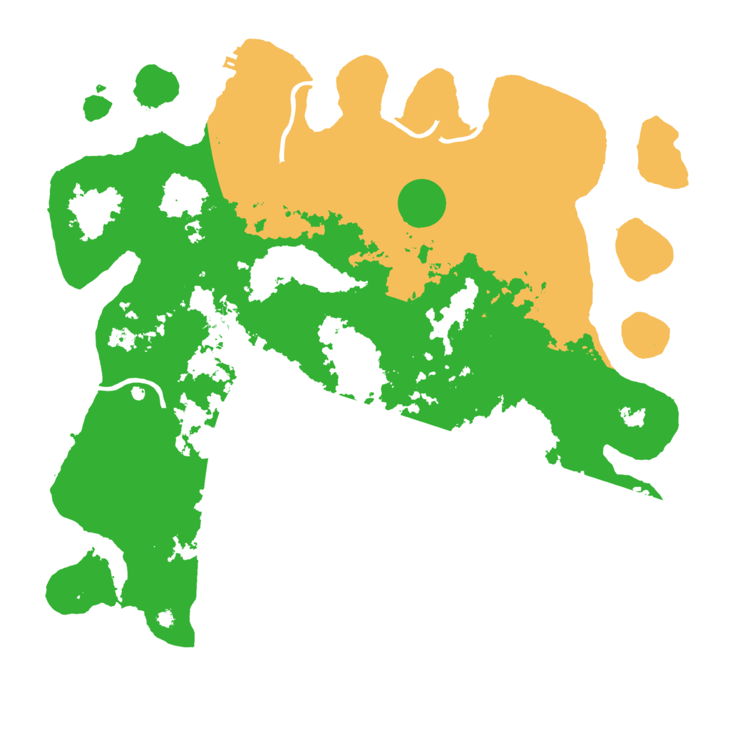 Biome Rust Map: Procedural Map, Size: 4000, Seed: 80021097