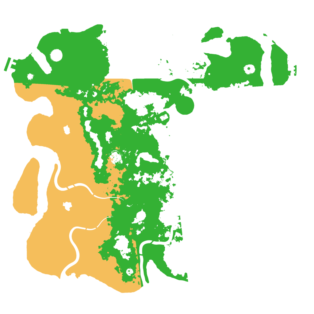 Biome Rust Map: Procedural Map, Size: 4500, Seed: 665784