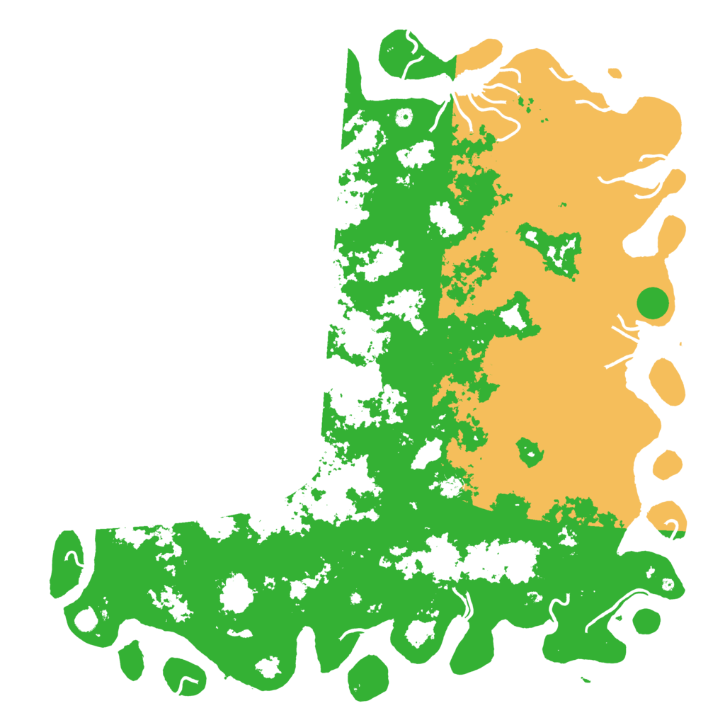 Biome Rust Map: Procedural Map, Size: 6000, Seed: 121966786