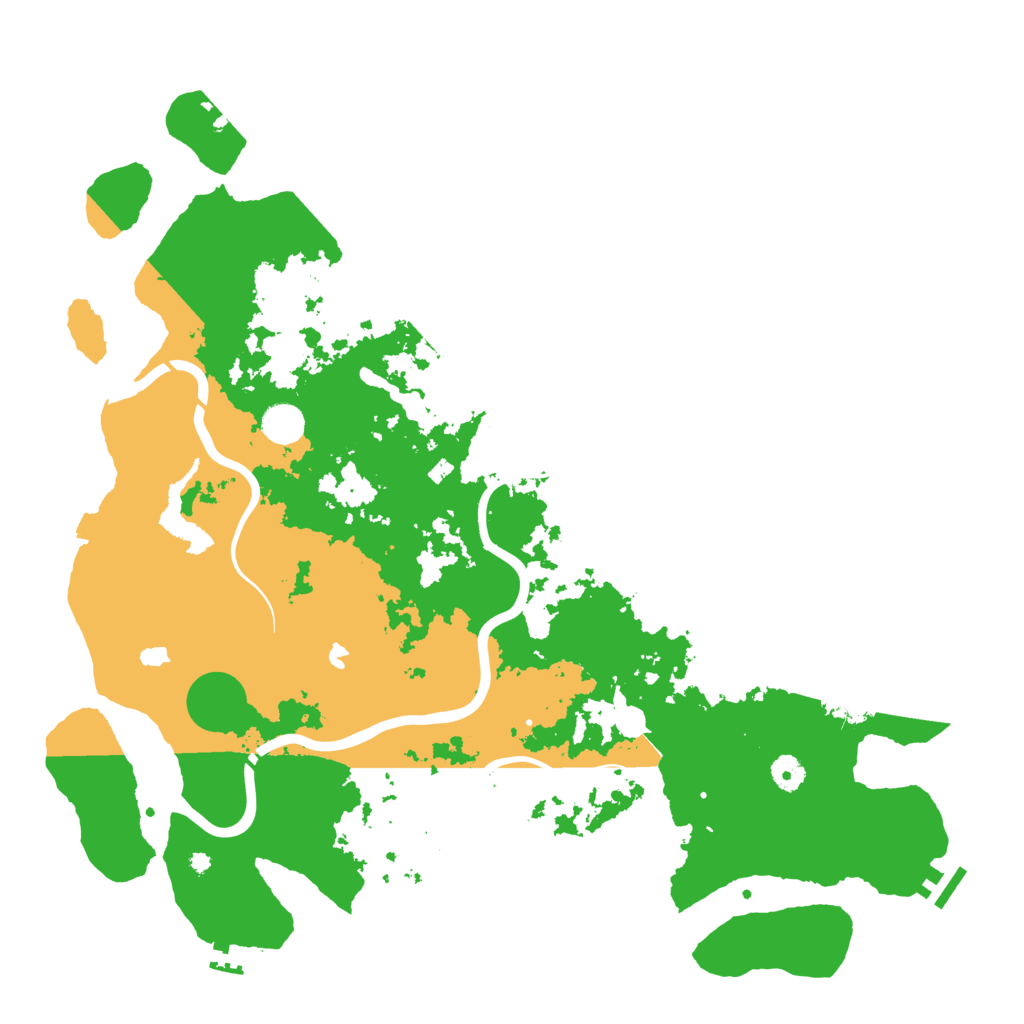 Biome Rust Map: Procedural Map, Size: 4500, Seed: 776