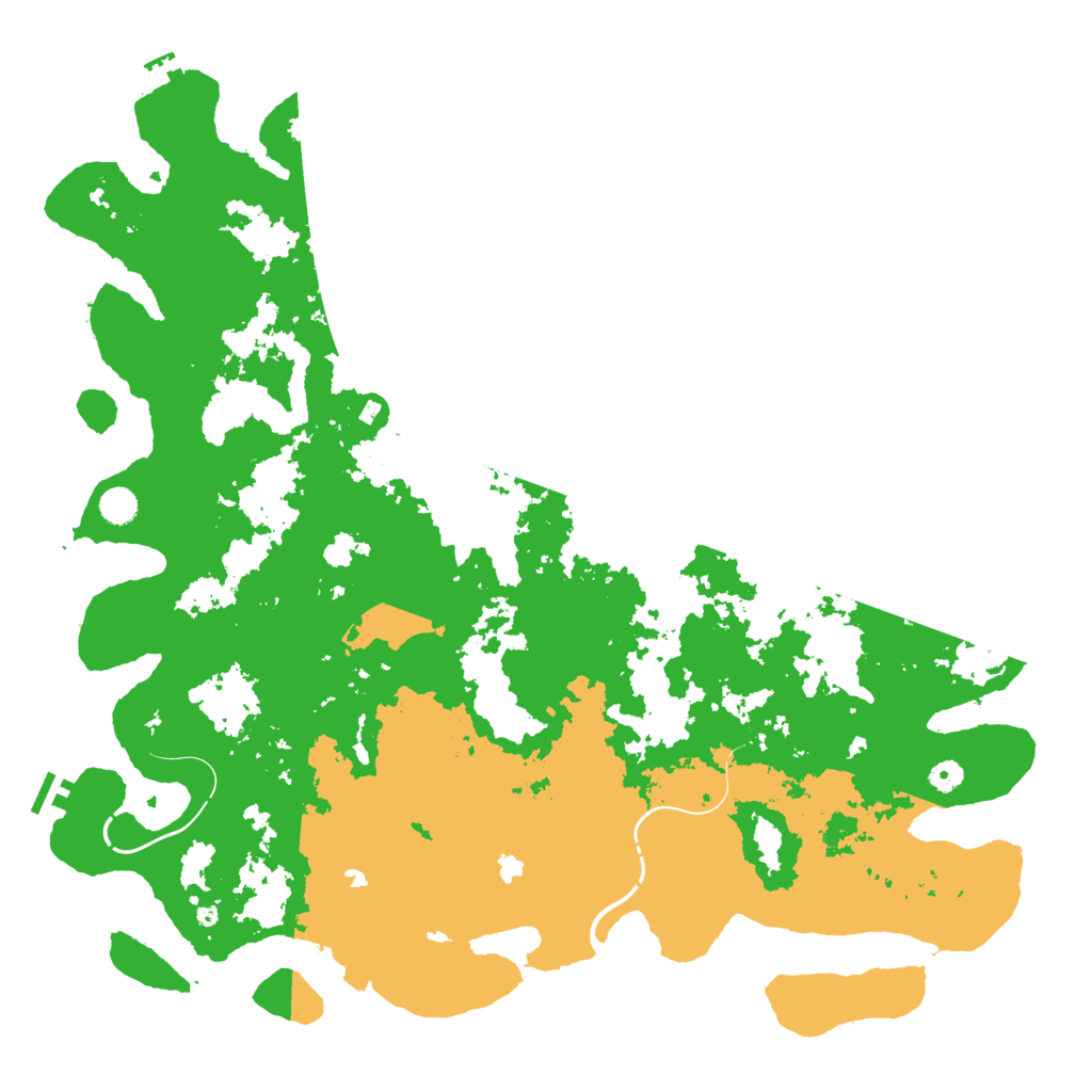 Biome Rust Map: Procedural Map, Size: 5100, Seed: 9487591