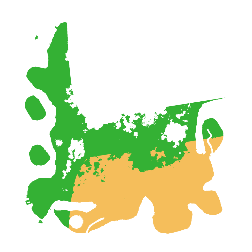 Biome Rust Map: Procedural Map, Size: 3350, Seed: 597751482