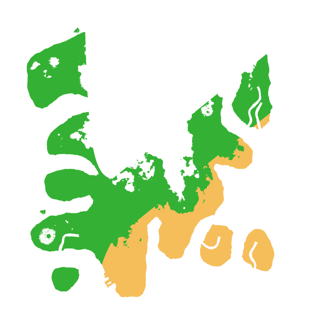 Biome Rust Map: Procedural Map, Size: 3000, Seed: 35085