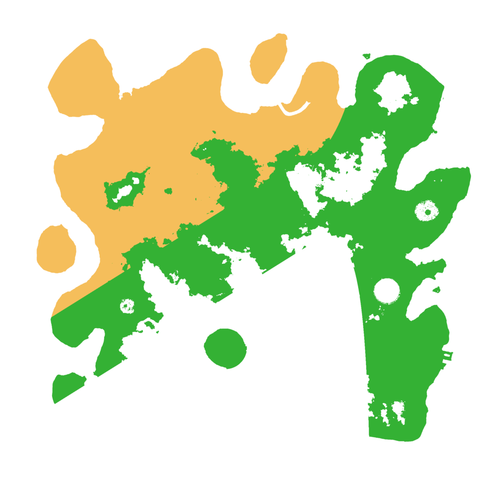 Biome Rust Map: Procedural Map, Size: 3500, Seed: 2019069048