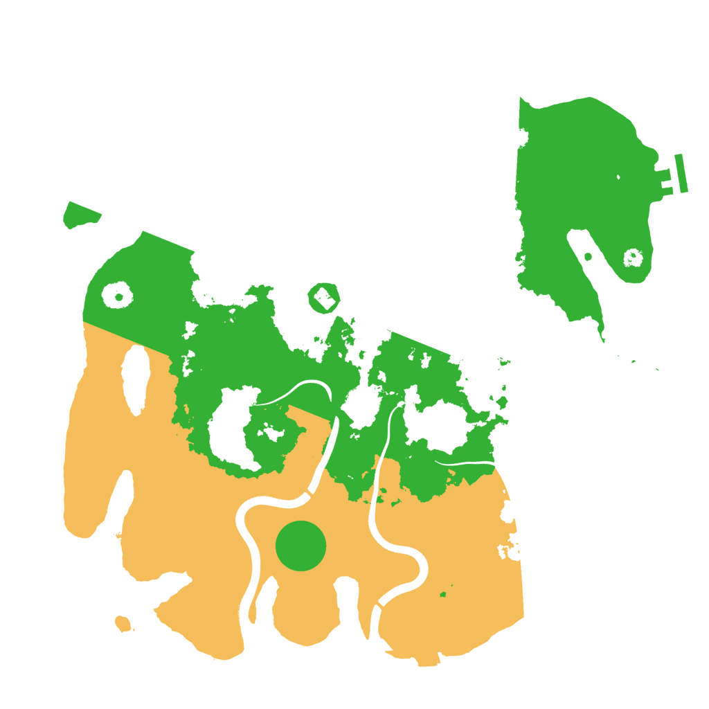 Biome Rust Map: Procedural Map, Size: 3700, Seed: 1732936518