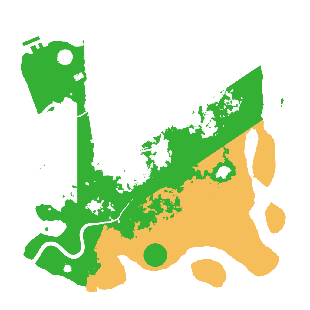 Biome Rust Map: Procedural Map, Size: 3500, Seed: 2084872801