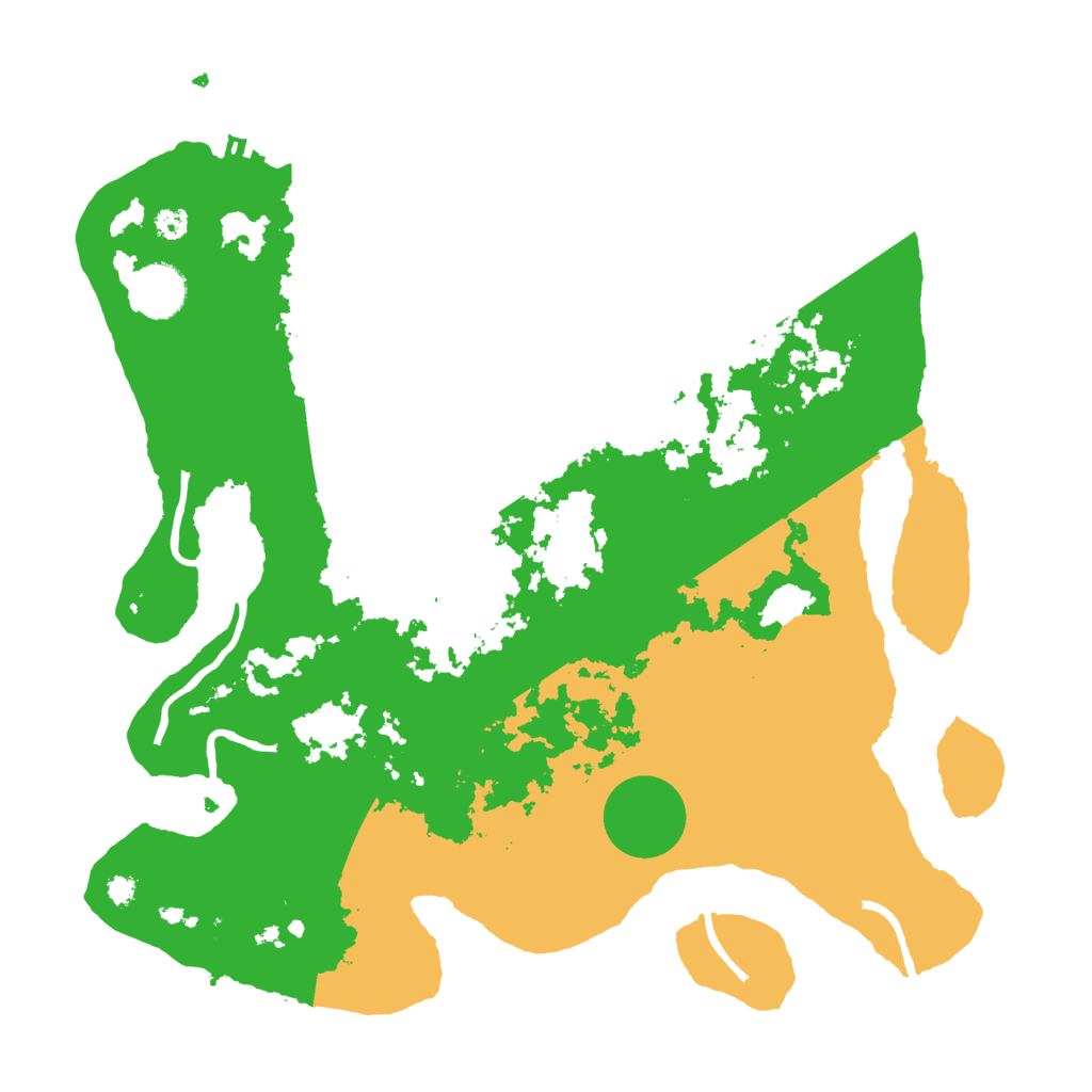 Biome Rust Map: Procedural Map, Size: 3500, Seed: 2084872801