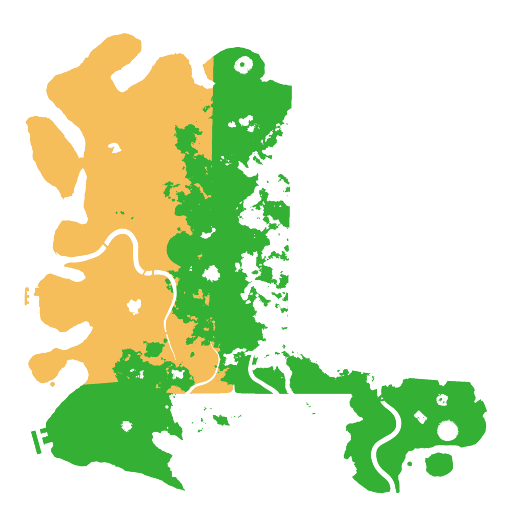 Biome Rust Map: Procedural Map, Size: 4500, Seed: 6753212