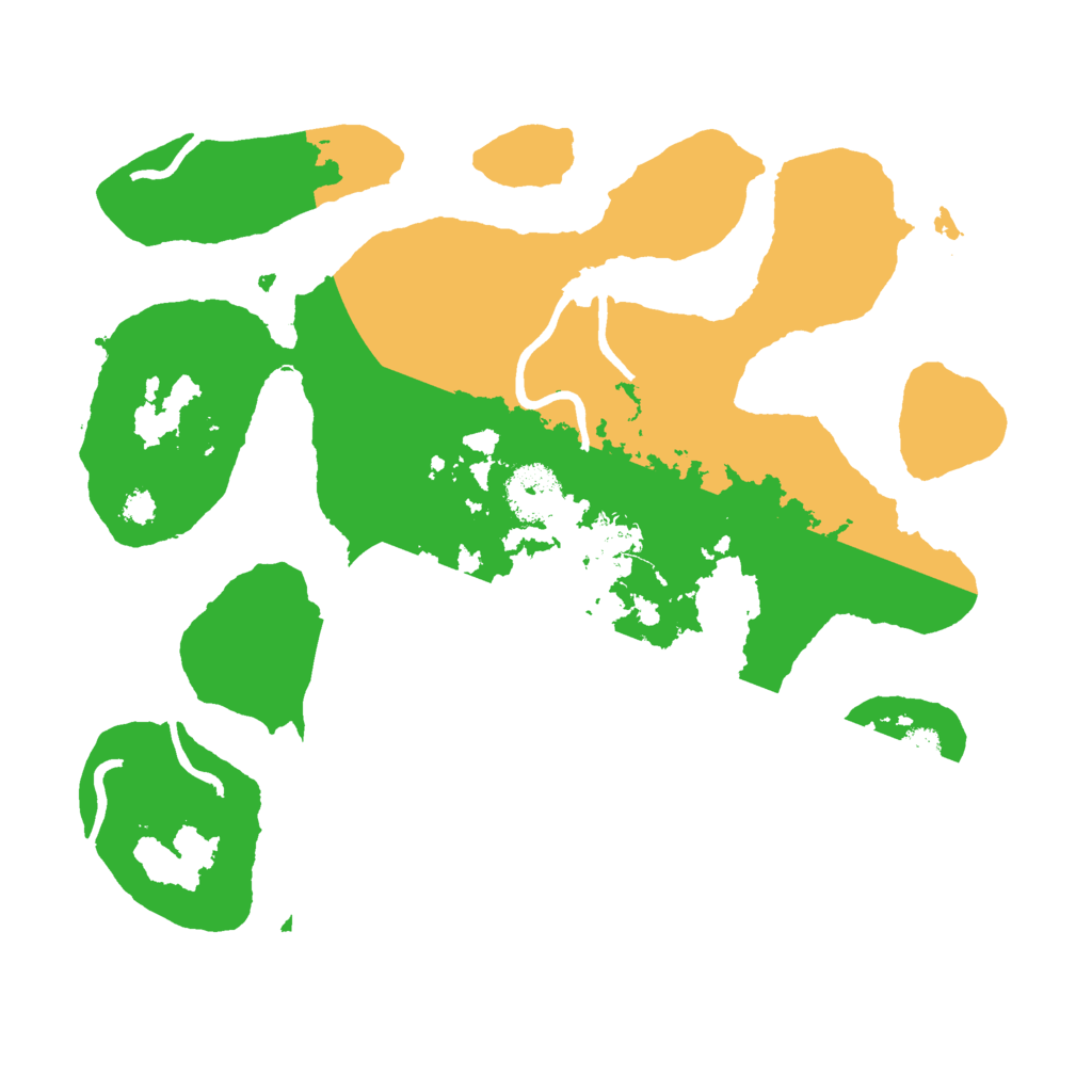 Biome Rust Map: Procedural Map, Size: 3000, Seed: 283305612