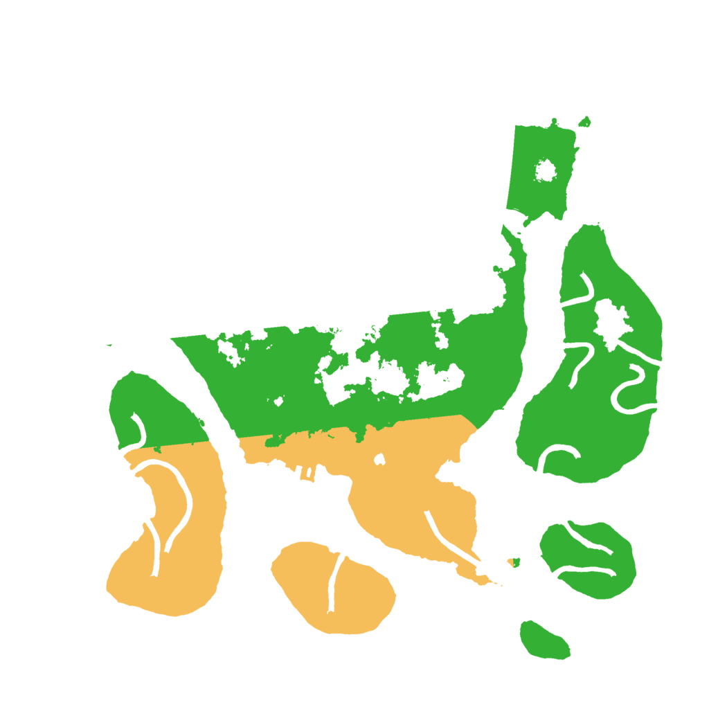 Biome Rust Map: Procedural Map, Size: 3000, Seed: 3150283