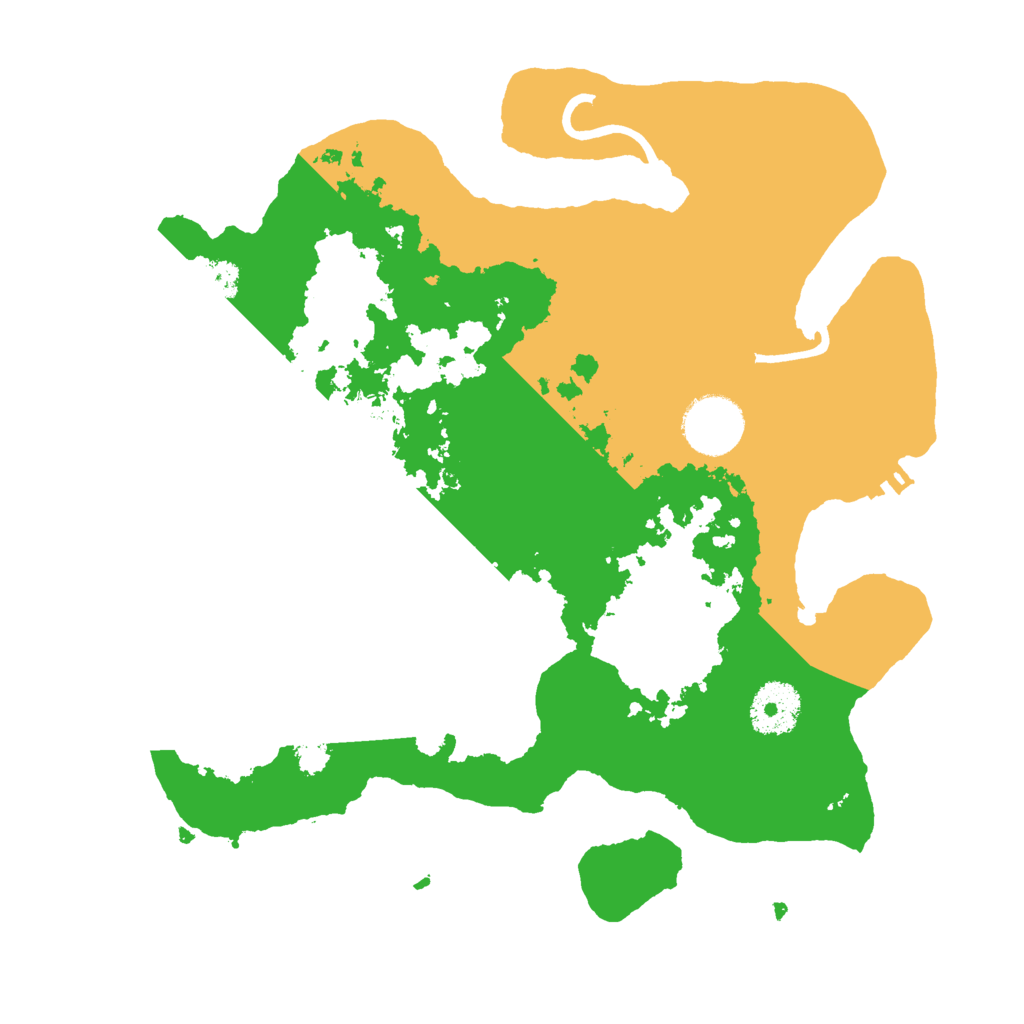 Biome Rust Map: Procedural Map, Size: 3000, Seed: 1477073315