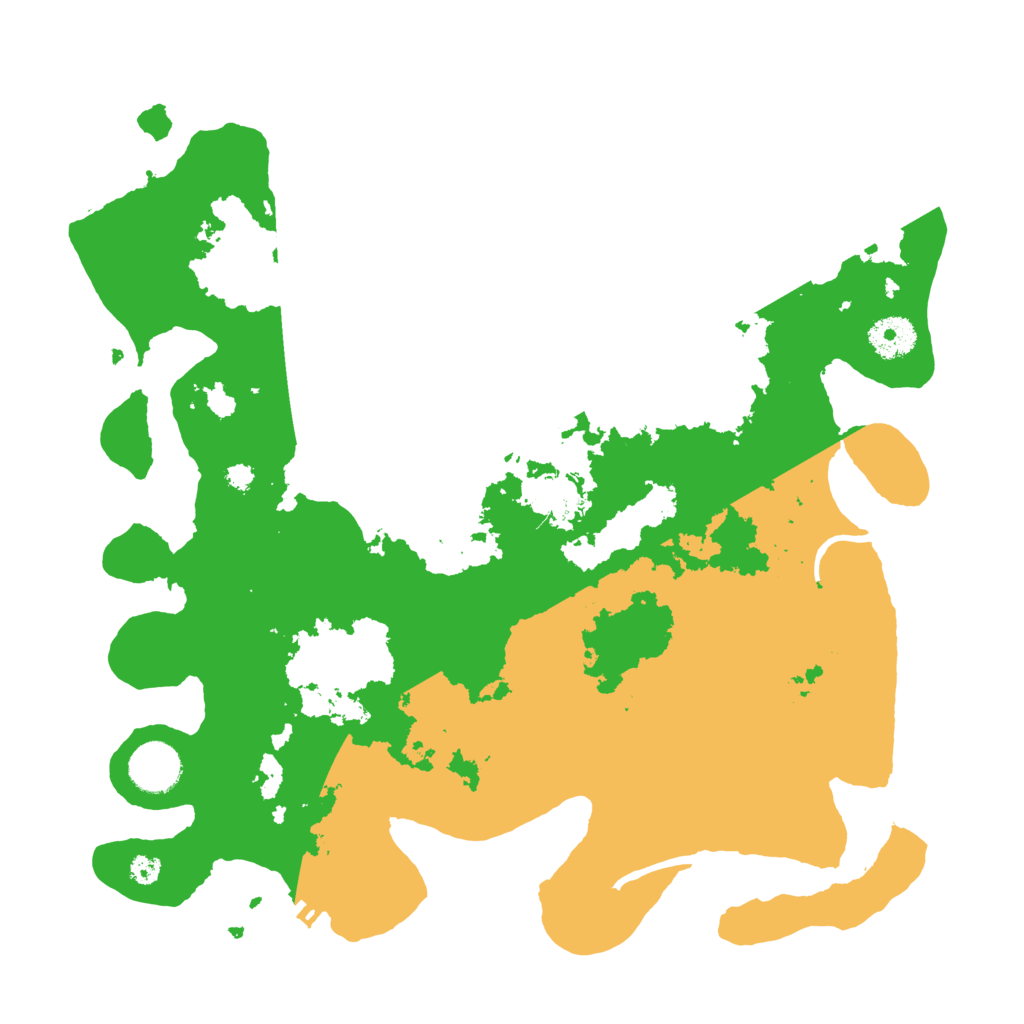 Biome Rust Map: Procedural Map, Size: 3500, Seed: 183630458