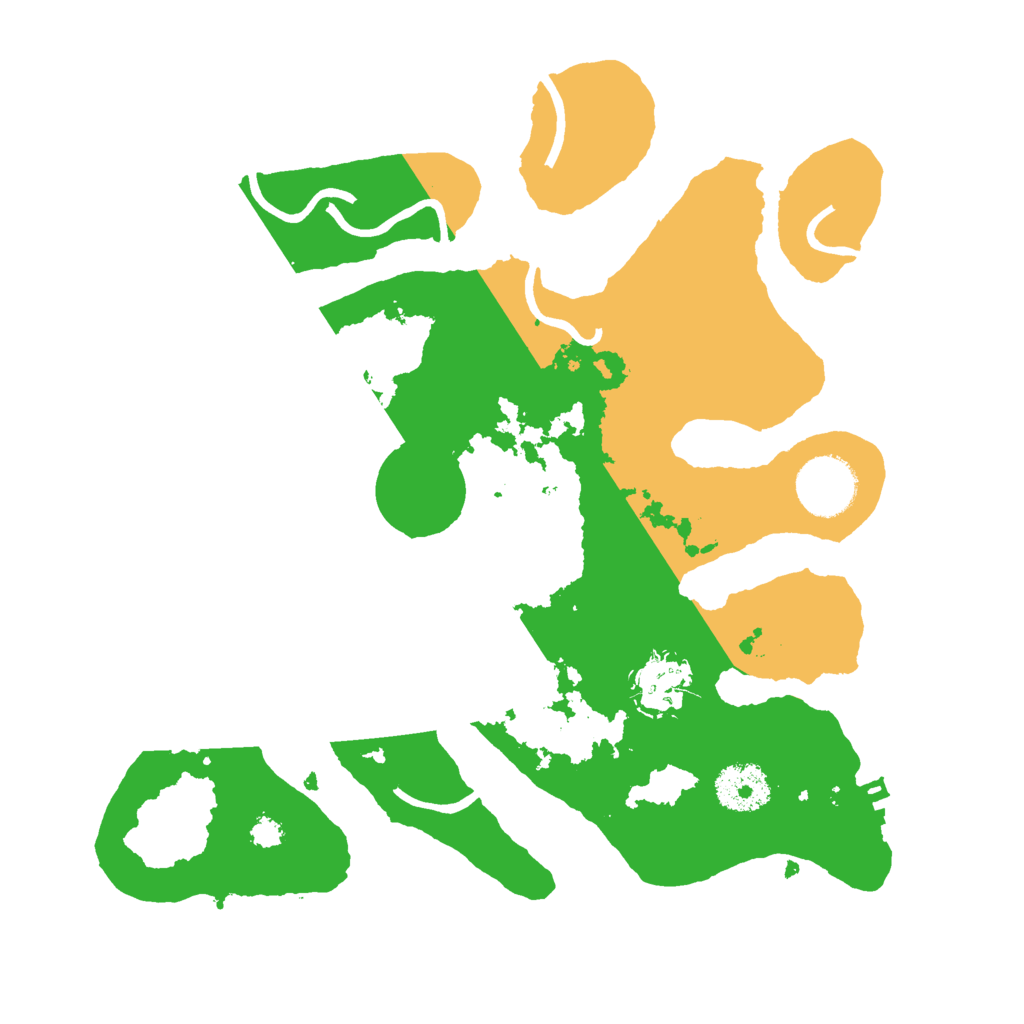 Biome Rust Map: Procedural Map, Size: 3000, Seed: 515448