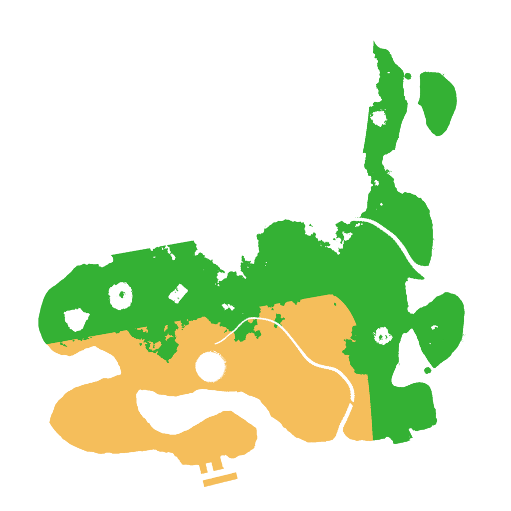 Biome Rust Map: Procedural Map, Size: 3000, Seed: 415590