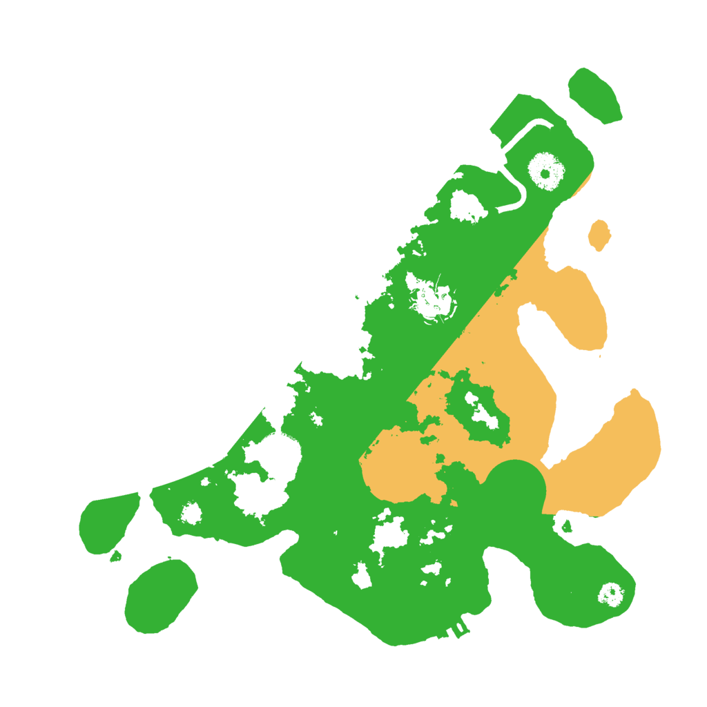 Biome Rust Map: Procedural Map, Size: 3000, Seed: 886056