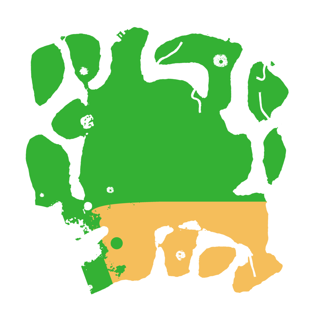 Biome Rust Map: Procedural Map, Size: 3500, Seed: 88484884