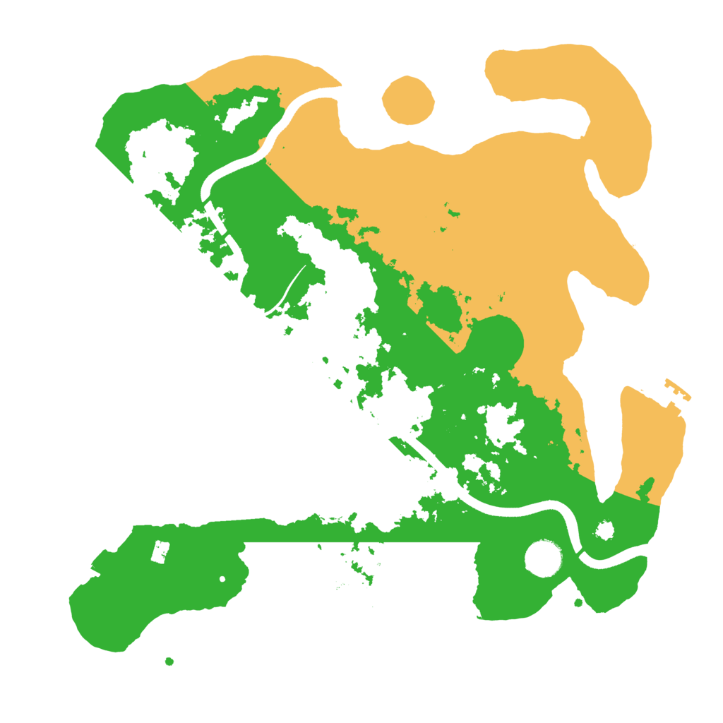 Biome Rust Map: Procedural Map, Size: 3500, Seed: 1356838957