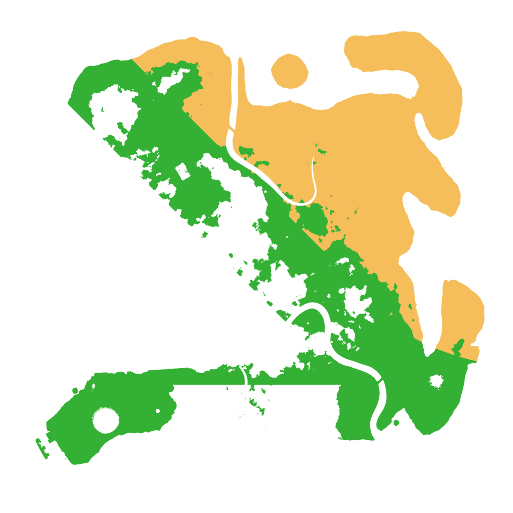 Biome Rust Map: Procedural Map, Size: 3500, Seed: 1356838957