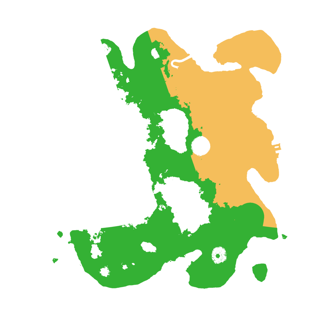 Biome Rust Map: Procedural Map, Size: 3000, Seed: 395538