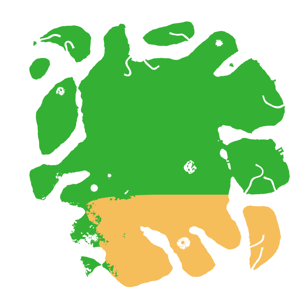 Biome Rust Map: Procedural Map, Size: 3750, Seed: 210489456