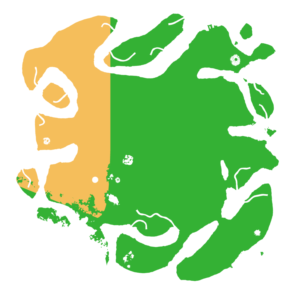 Biome Rust Map: Procedural Map, Size: 4300, Seed: 45678934