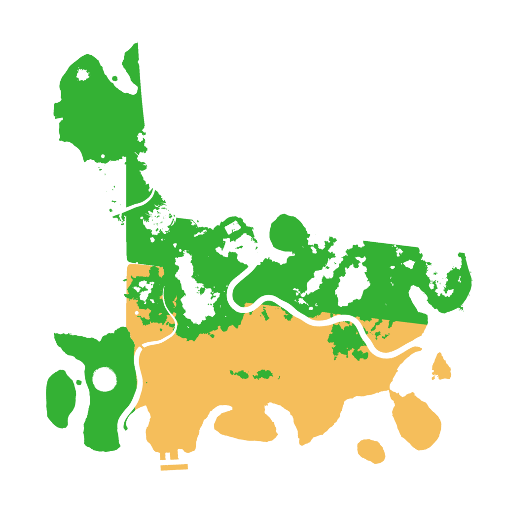 Biome Rust Map: Procedural Map, Size: 3750, Seed: 188945