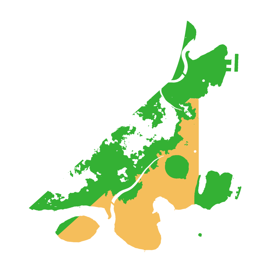 Biome Rust Map: Procedural Map, Size: 3000, Seed: 521894