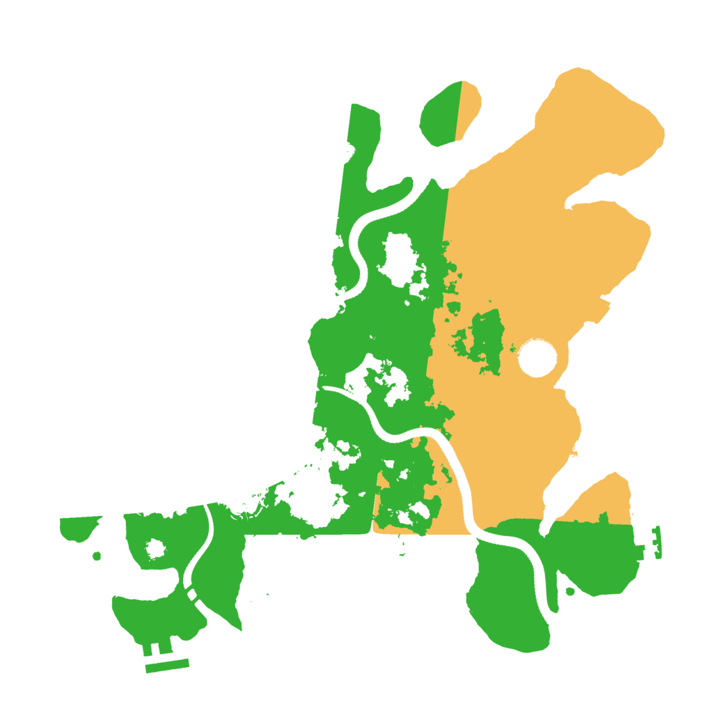 Biome Rust Map: Procedural Map, Size: 3300, Seed: 346346737