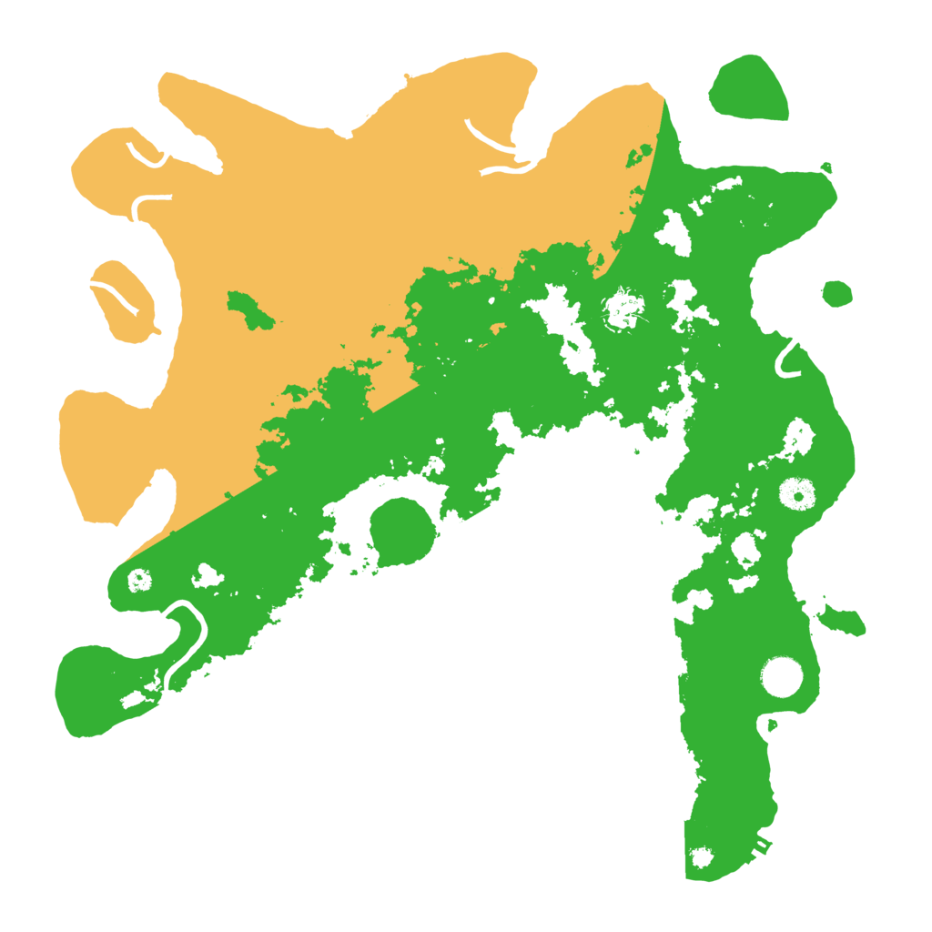 Biome Rust Map: Procedural Map, Size: 4000, Seed: 261615168