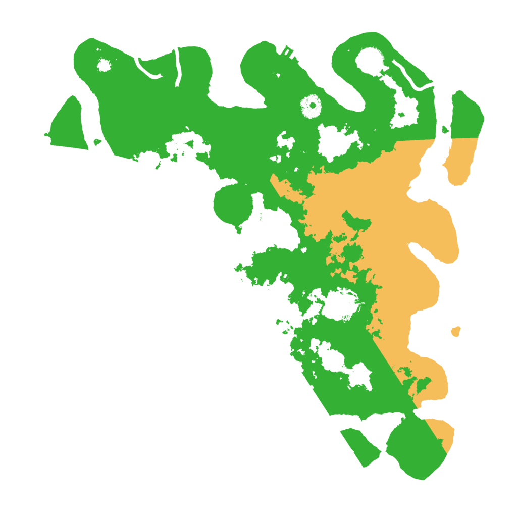 Biome Rust Map: Procedural Map, Size: 3500, Seed: 2093953349