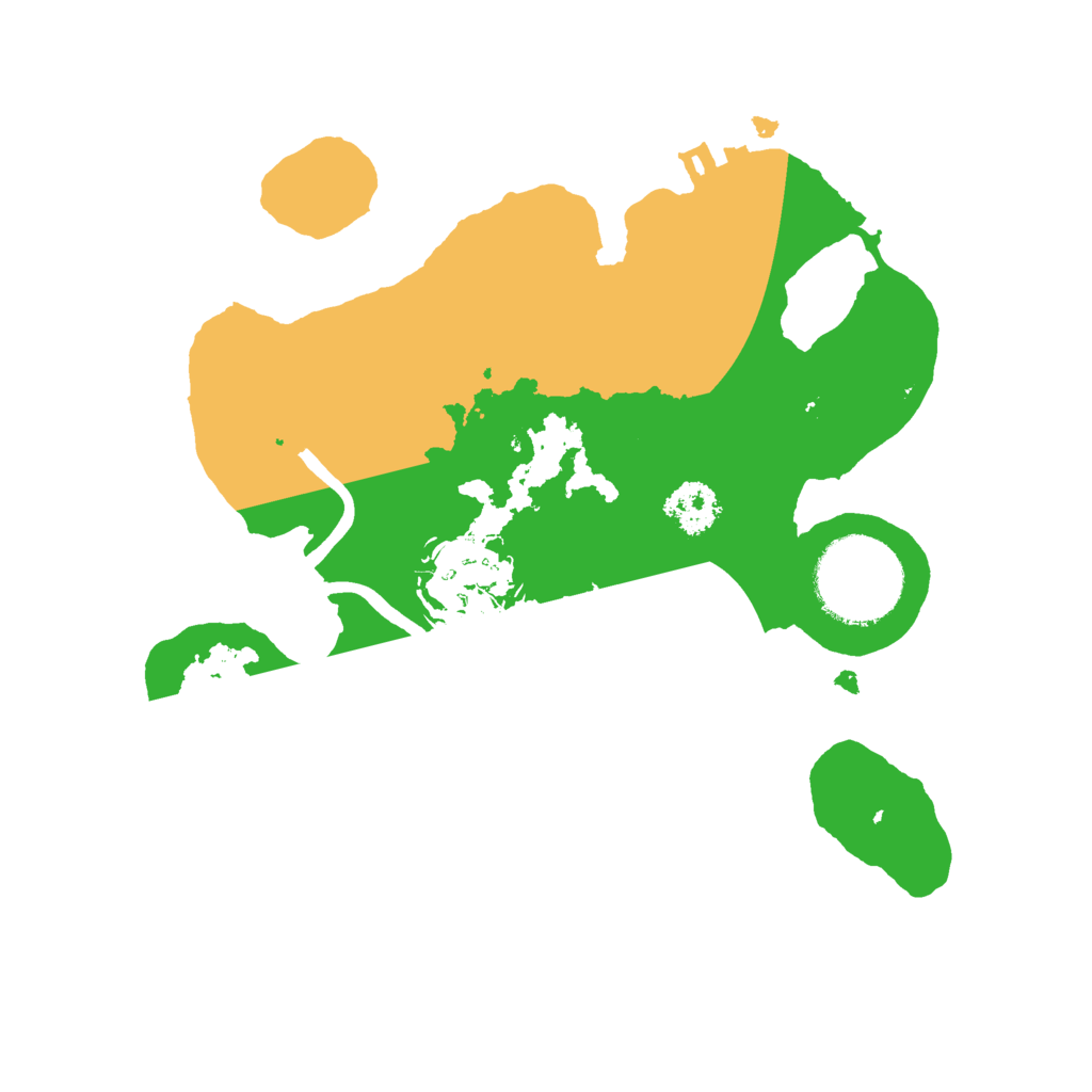 Biome Rust Map: Procedural Map, Size: 2200, Seed: 1113210873