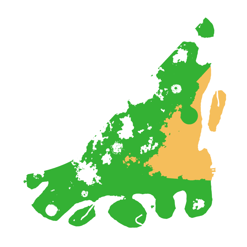 Biome Rust Map: Procedural Map, Size: 3800, Seed: 210904