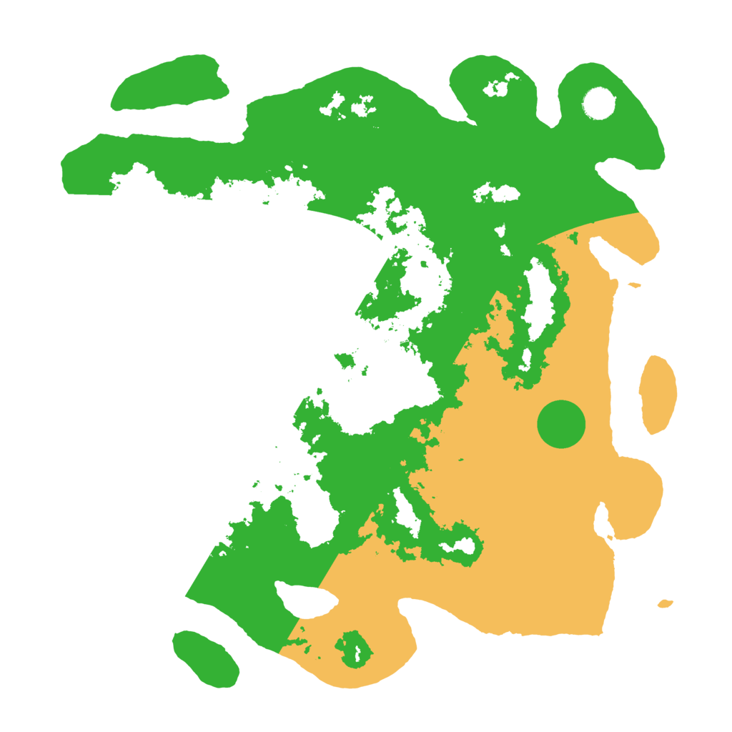 Biome Rust Map: Barren, Size: 4000, Seed: 43141236