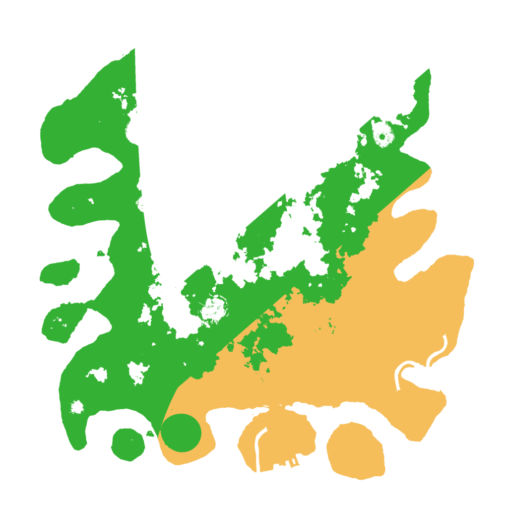 Biome Rust Map: Procedural Map, Size: 3500, Seed: 35080808