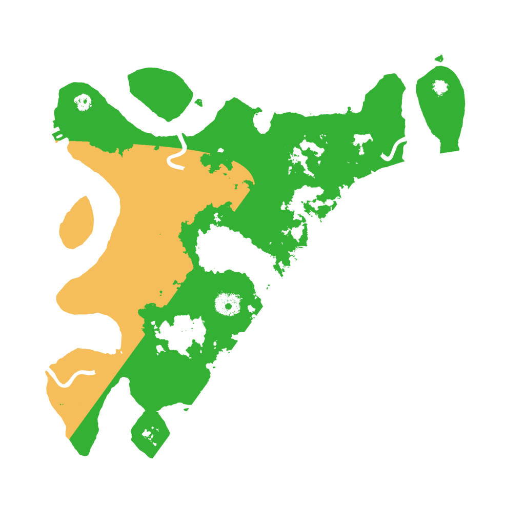 Biome Rust Map: Procedural Map, Size: 3250, Seed: 2064888293