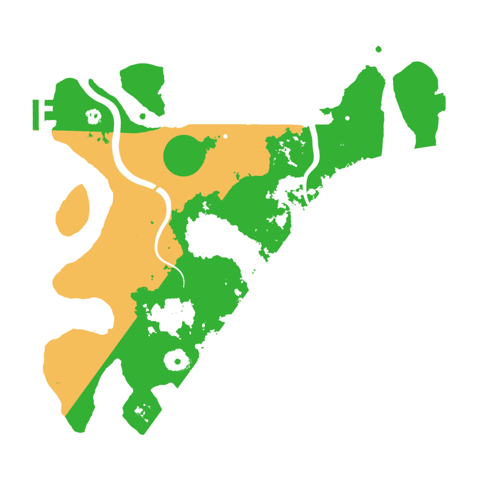 Biome Rust Map: Procedural Map, Size: 3250, Seed: 2064888293